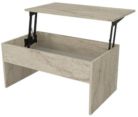 Konferenčný stolík Akilli Travertine