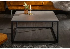 Konferenčný stôl 40671 75x75cm Marble Look Ceramik Cement  - Komfort-nábytok