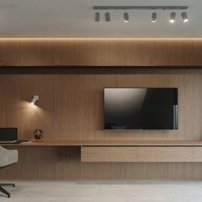 Bodové svietidlo Ring, 1x sivé kovové tienidlo, (možnosť polohovania)