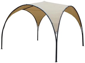 Záhradný pavilón 3,3x3,3 m béžová