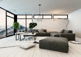 Toolight - Stropná lampa Reno 1xE27 180986, čierna, OSW-00011