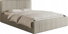 Manželská posteľ 140 cm Tulia 140 (svetlobéžová čierna)