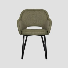 Jedálenská stolička CAMPEA zelená 742057