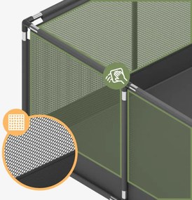 Detská ohrádka Cozy 28 grafitová