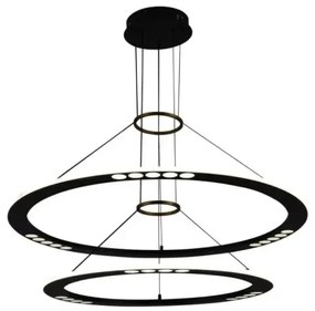 LED Stmievateľný luster na lanku LED/90W/230V 3000-6500K + diaľkové ovládanie