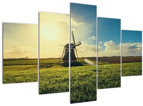 Obraz - Veterný mlyn (150x105 cm)