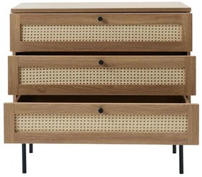 Dizajnová komoda Lakshmana 80 cm prírodný dub