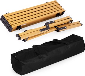 MultiGarden Turistický skladací stôl 60x60 cm - s taškou MultiGarden