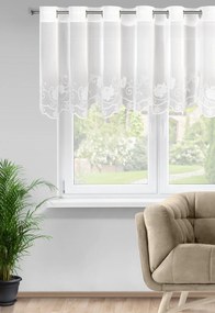 ZÁCLONA NA KRÚŽKOCH LETI 350X70 CM KVETY