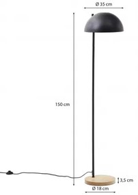 CATLAR BLACK podlahová lampa