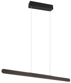 Čierne LED závesné svietidlo Helios - Trio