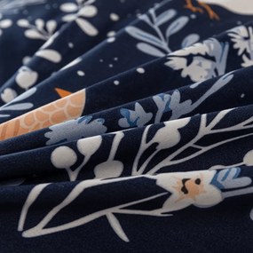 Obliečky z mikrovlákna DENIM BIRDS modré Rozmer obliečky: 70 x 90 cm | 140 x 200 cm