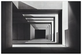 Obraz - Štvorcový tunel (90x60 cm)