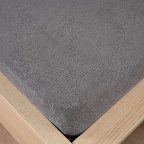 4Home Froté prestieradlo tmavosivá, 180 x 200 cm