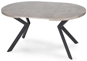 JAKS Okrúhly rozkladací stôl 90 - 190 cm betón Lugo
