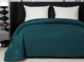 Zamatový prehoz na posteľ ASTRALIA, petrolejový Rozmer: 170 x 210 cm