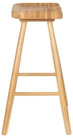 Barová stolička z dubového dreva v prírodnej farbe (výška sedadla 65,5 cm) Vander – White Label