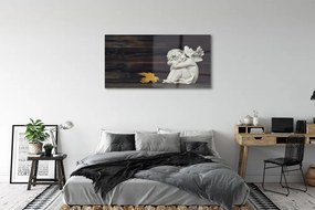 Obraz na akrylátovom skle Spacie angel listy board 125x50 cm