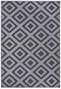 NORTHRUGS - Hanse Home koberce Kusový koberec Twin-Wendeteppiche 105466 Night Silver – na von aj na doma - 200x290 cm