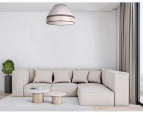 Duolla - Stropné svietidlo AVIGNON 3xE27/15W/230V pr. 60 cm béžová