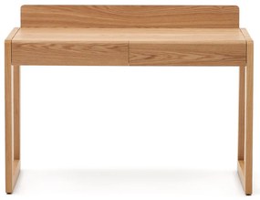 Pracovný stôl s doskou v dekore jaseňového dreva 60x120 cm Arandu – Kave Home