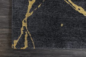 Koberec MRAMOR 160x240cm čierno zlatý