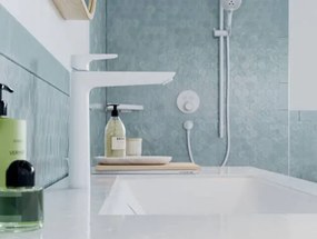 Hansgrohe Talis E, vysoká umývadlová batéria 240 s odtokovou súpravou s tiahlom, zlatá lesklá, 71716990