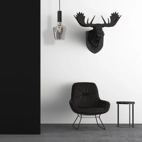 Luster na lanku ROMA BLACK 1xE27/60W/230V