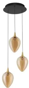 Minimalistický luster Nali 3 Zlatá