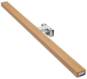Brilagi-LED Kúpeľňové osvetlenie zrkadla WOODY MIRROR LED/15W/230V IP44 dub/chróm