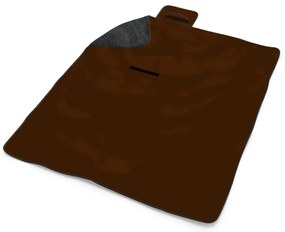 Sablio Plážová deka Čokoládovohnedá: 200x140 cm