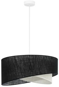 Brilagi - LED Luster na lanku LYRA 1xE27/15W/230V čierna/krémová