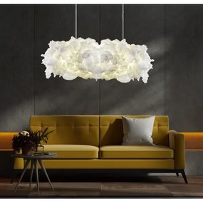 Závesný luster SERENE 2xE27/40W/230V biely