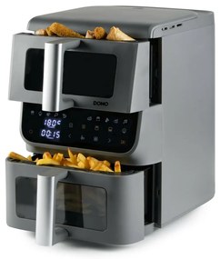 DOMO DO550FR vertikálna dvojitá teplovzdušná fritéza