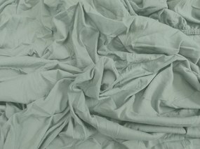 Jersey plachta s lycrou tmavo mätová 90 x 200 cm