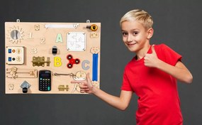 Interaktívna detská tabuľa - 50x37,5 cm - prírodná - typ 3