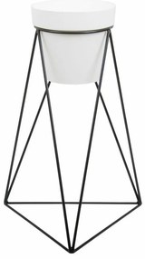 STOJAN NA KVETINÁČ TRIANGLE 40X45X24 CM ČIERNA
