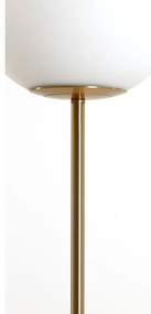 Stojacia lampa v bielo-zlatej farbe (výška 156 cm) Medina - Light &amp; Living