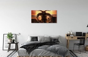 Obraz canvas Sunset forma 125x50 cm