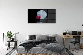 Obraz plexi Srdcom mesiaca 125x50 cm