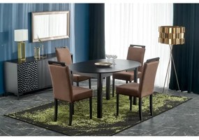 Jedálenský stôl CALMIO čierny