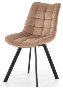 LuxuryForm Jedálenská stolička ORLEN VELUR - hnedá