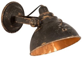 Rustic patina bronz nástenné svietidlo