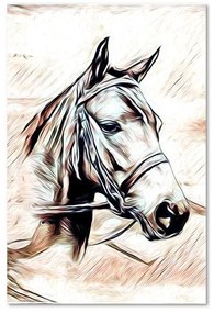 Gario Obraz na plátne Maľovaný kôň Rozmery: 60 x 90 cm