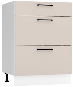 Kuchynská skrinka Max D60s/3   svetlobéžová