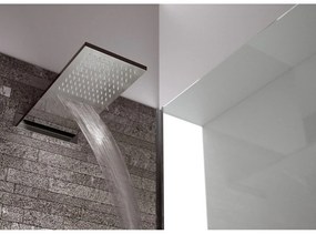 Hlavová sprcha z nehrdzavejúcej ocele v lesklo striebornej farbe – Sapho