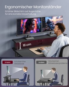 Herný stôl s LED osvetlením LWD191B02