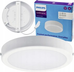 LED okrúhle vstavané svietidlo Philips - 12W 1200lm 4000K - biela lampa