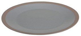 Kameninový tanier Clay, (fi) 26,5 cm, sivý