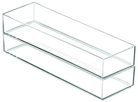 Stohovateľný organizér iDesign Clarity, 30,5 x 10 cm